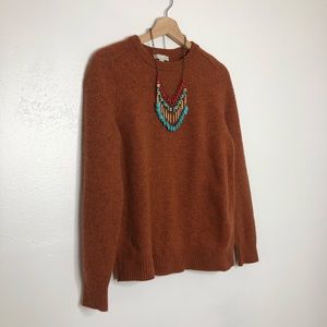 Gap Orange Lambs Wool sweater